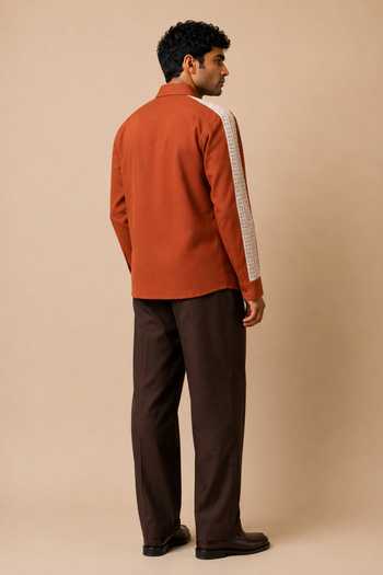 Rohit Doshi Terra Traces Cotton Shirt 