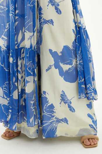Koai Chiffon Floral Pattern Pant For Kids