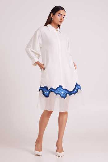 MADDER MUCH Thames Go Flow Midi Dress 