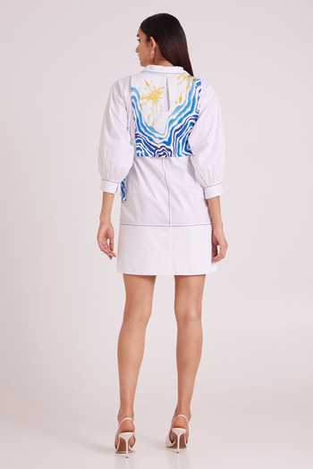 MADDER MUCH Apollo Sunlit Tide Dress With Bib 