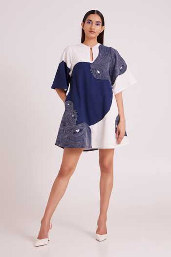 MADDER MUCH Chandra Embroidered Full Moon Dress 