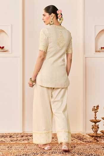 Sheetal Batra Anaisha Embroidered Short Kurta Set 