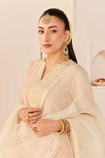 Buy Sheetal Batra Pink Chanderi , Cotton, Reem Carnation Short Choga Kurta Salwar Set Online at Aza Fashions Buy_Sheetal Batra_Pink Chanderi , Cotton, Reem Carnation Short Choga Kurta Salwar Set _Online_at_Aza_Fashions