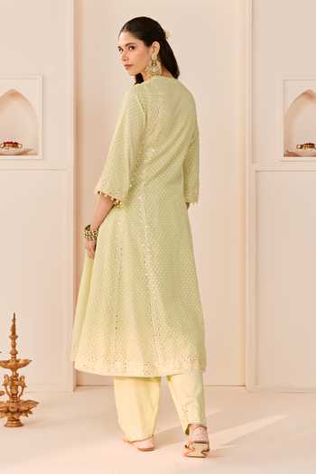 Sheetal Batra Firdaus Woven Anarkali Set
