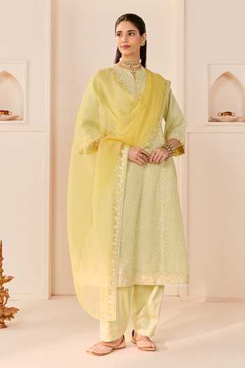 Sheetal Batra Firdaus Woven Anarkali Set