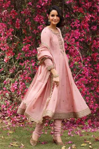 Summer By Priyanka Gupta Gul Sadaf Mul Chander Anarkali Set 