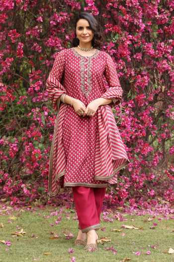 Summer By Priyanka Gupta Anargul Printed Kurta Set 