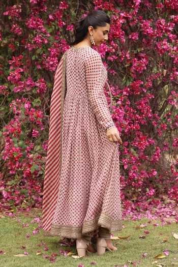Summer By Priyanka Gupta Noor Print Anarkali Set 