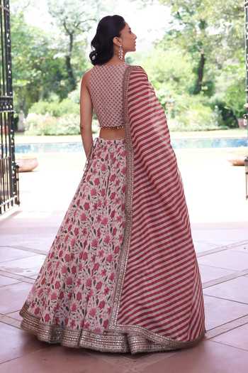 Summer By Priyanka Gupta Noor E Summer Printed Lehenga Set 