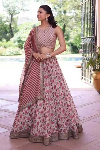 Summer By Priyanka Gupta Noor E Summer Printed Lehenga Set 