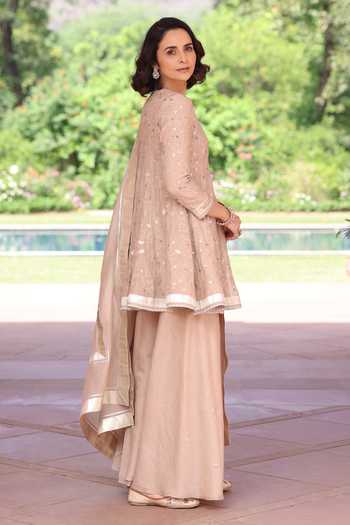 Summer By Priyanka Gupta Delara Short Anarkali Palazzo Set 