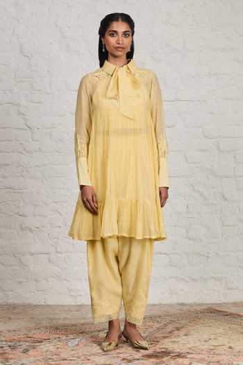 Sue Mue Cora Gathered Tunic & Salwar Set 