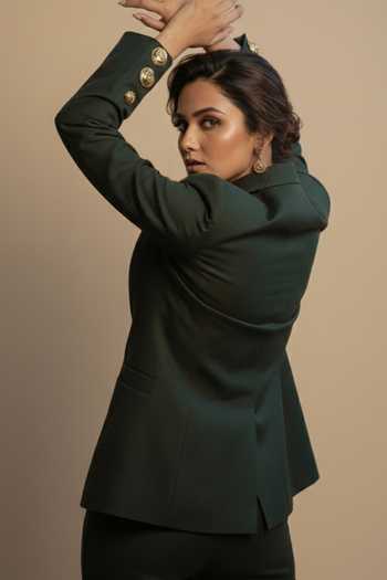 The Pretty Things by Priyanka B. Sahani Hand Embroidered Suit & Trouser Set 