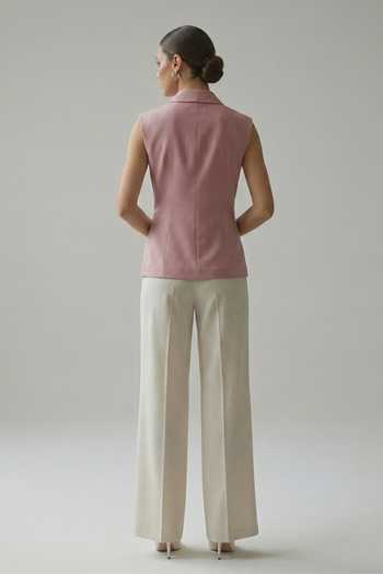 The Pretty Things by Priyanka B. Sahani Colorblock Vest & Pant Set 
