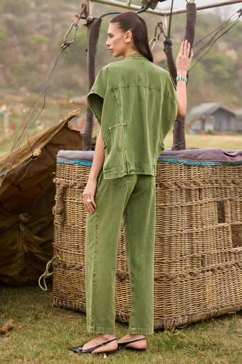 Kay Kay Eliana Tassel Tie Top & Pant Co-ord Set 
