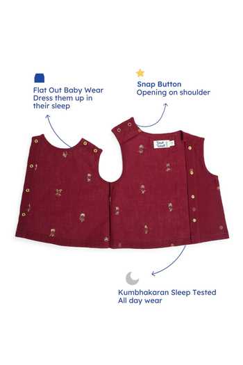 Shop Tiber Taber Purple Cotton Self Design Kurta And Pair Of Pyjama Set Online at Aza Fashions Shop_Tiber Taber_Purple Cotton Self Design Kurta And Pair Of Pyjama Set _Online_at_Aza_Fashions