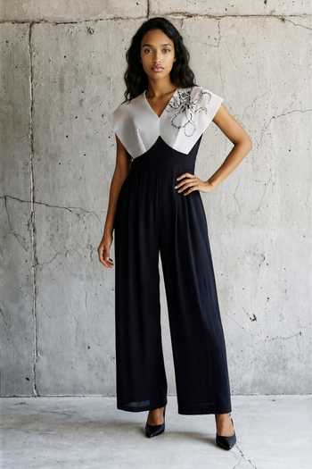 Vanshika Agarwal Label Erika Octopus Embroidered Jumpsuit 