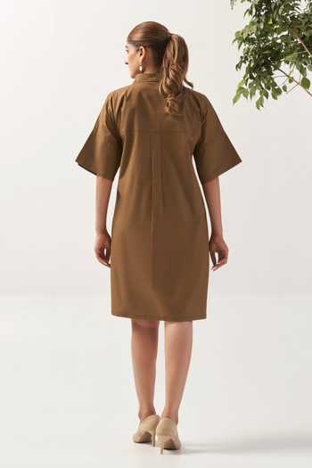 Savaaya The Terra Handwork Tie-Up Dress 