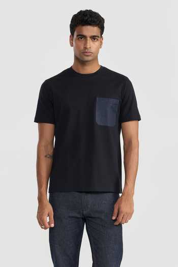 Perona Black Kobe Plain T-Shirt 