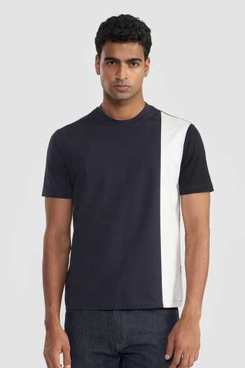 Perona Navy Conan Cotton T-Shirt 