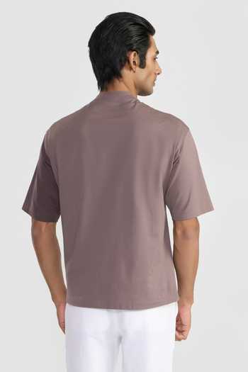 Perona Brown Conan Cotton T-Shirt 