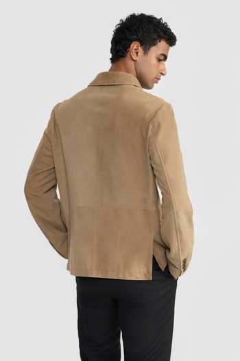 Perona Taupe Julien Plain Jacket 
