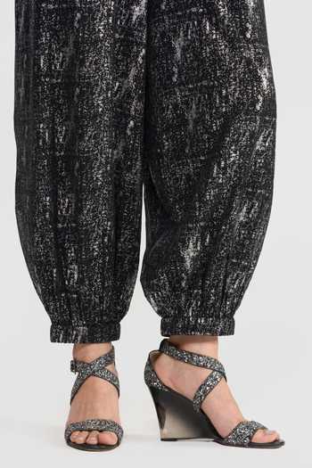 Shop_Perona_Black Textured Pattern Jumpsuit _Online_at_Aza_Fashions