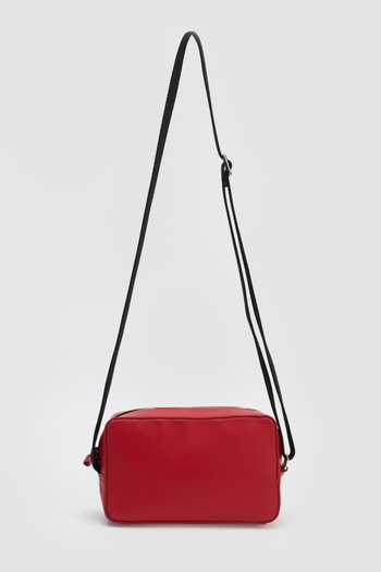 Perona Candy Red Sol Crossbody Bag