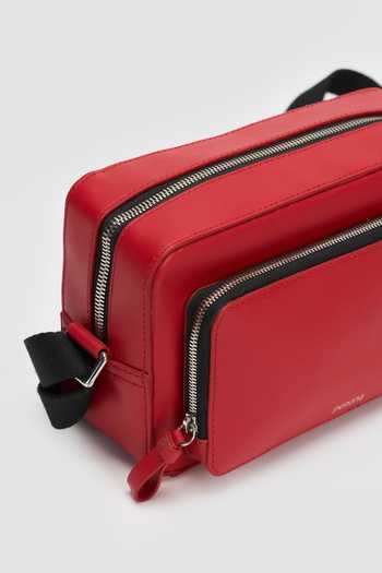 Perona Red Candy Sol Crossbody Bag at Aza Fashions Perona_Red Candy Sol Crossbody Bag _at_Aza_Fashions