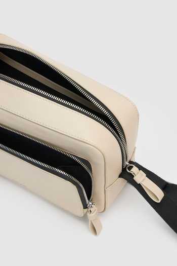 Perona Beige Vanilla Sol Crossbody Bag at Aza Fashions Perona_Beige Vanilla Sol Crossbody Bag _at_Aza_Fashions