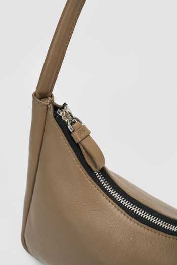 Perona_Taupe Kiera Mini Hand Bag _at_Aza_Fashions