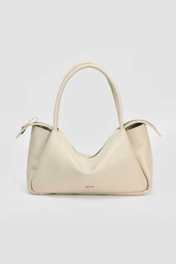 Perona_Cream Vanilla Shinobu Tote Bag _Online_at_Aza_Fashions