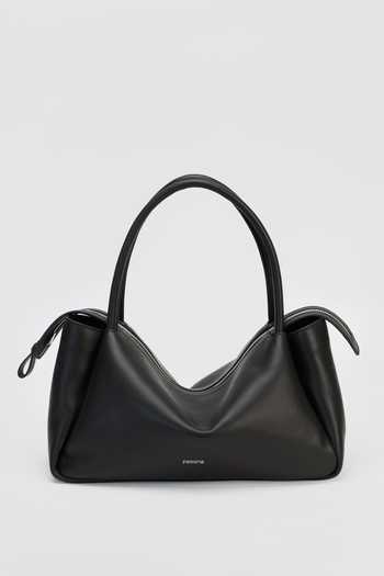 Perona_Black Testa Shinobu Compact Tote Bag _Online_at_Aza_Fashions