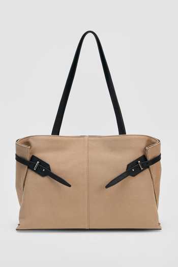 Perona Sand Madison Shoulder Bag