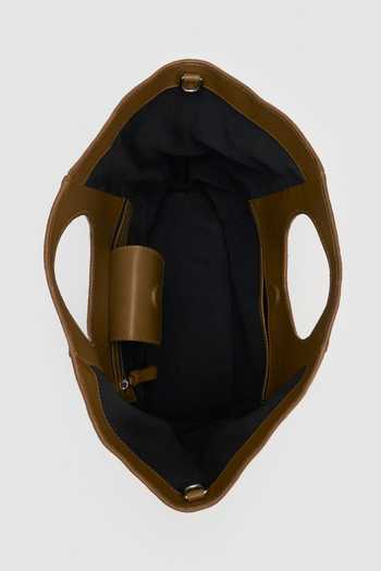 Perona Brown Camel Wynona Hand Bag Online at Aza Fashions Perona_Brown Camel Wynona Hand Bag _Online_at_Aza_Fashions