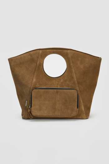 Perona Camel Wynona Brown Hand Bag 