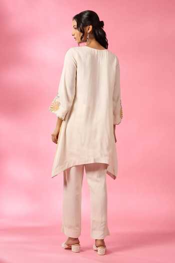 Neitri Sun Shell Embroidered Kurta & Pant Set 