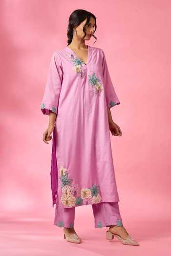 Neitri Eel Embroidered Kurta & Pant Set 