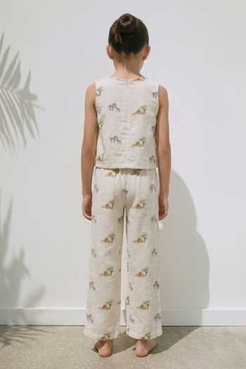 MR Brat Luna Printed Top & Trouser Co-ord Set 