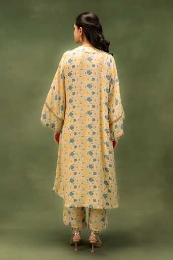 Grass & Sunshine Desert Bloom Printed Kurta & Pant Set 