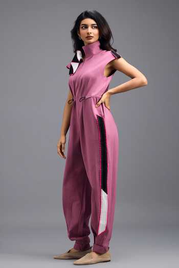 Buy Deepika Arora Pink Panelled Jumpsuit Online at Aza Fashions Buy_Deepika Arora_Pink Panelled Jumpsuit _Online_at_Aza_Fashions