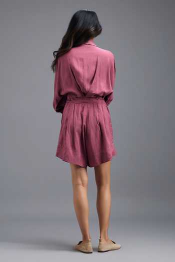 Deepika Arora Linen Colorblock Jumpsuit 