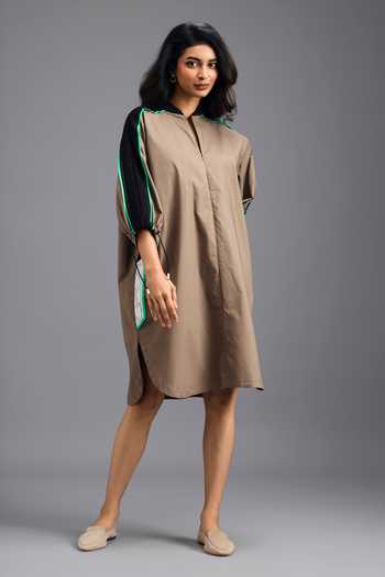 Deepika Arora Oversized Boxy Cotton Midi Dress 