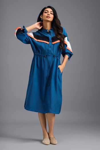 Deepika Arora Linen Midi Dress 