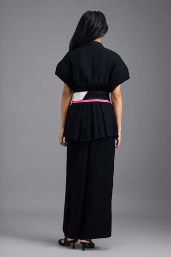 Deepika Arora Linen Top & Pant Set 