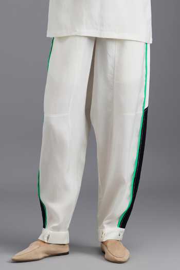 Deepika Arora Linen Jacket & Trouser Set 