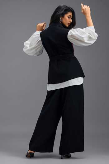 Deepika Arora Puff-Sleeve Linen Shirt 