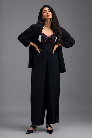 Deepika Arora Full Sleeve Linen Blazer 
