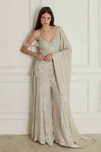 Rosé Anupama Khanna Hand Embroidered Kurta Set 