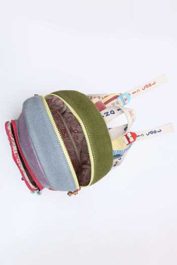 CHOOSE KIND Multi Color Lutris Whimsy Post Backpack Online at Aza Fashions CHOOSE KIND_Multi Color Lutris Whimsy Post Backpack _Online_at_Aza_Fashions